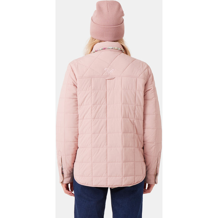 Roxy Alpine Quilted Shacket - Women's Adobe Rose