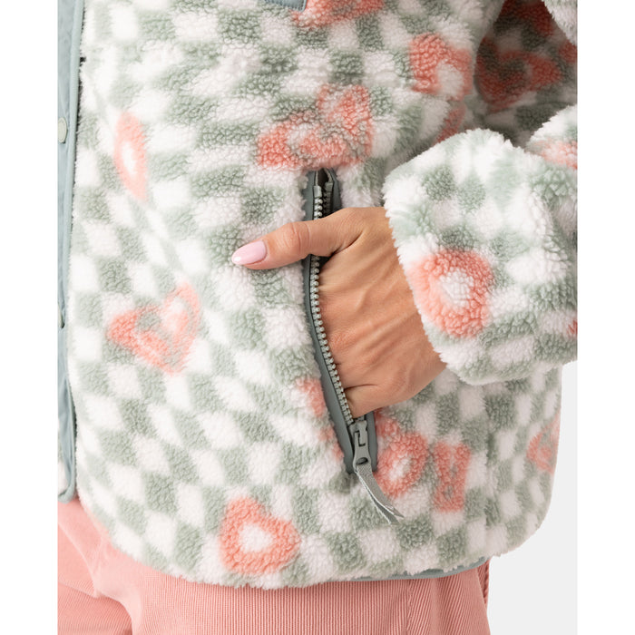 Roxy Axel Bonded Sherpa Jacket - Women's Cross Your Heart
