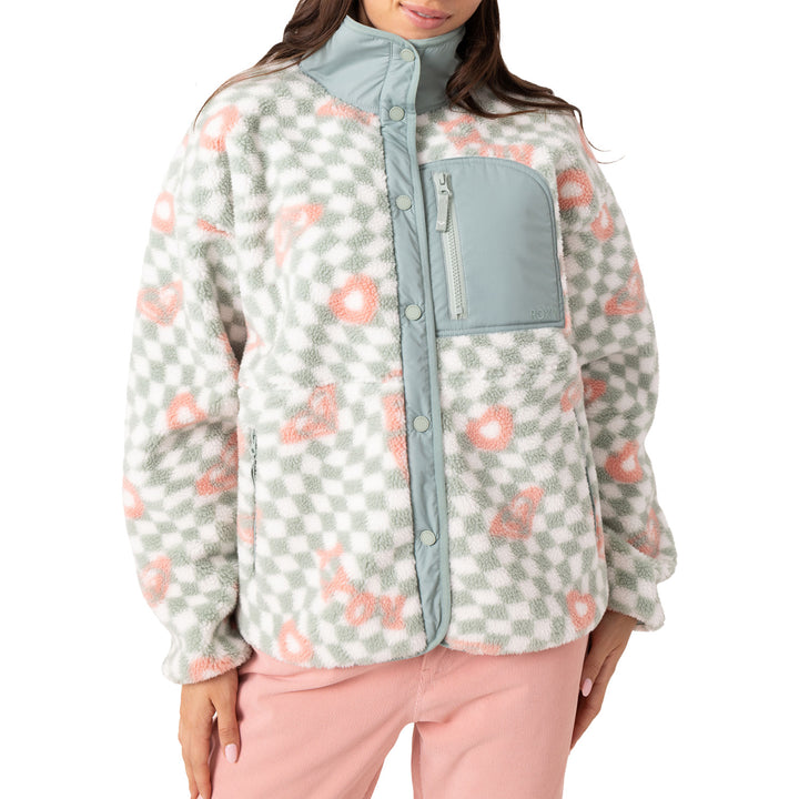 Roxy Axel Bonded Sherpa Jacket - Women's Cross Your Heart