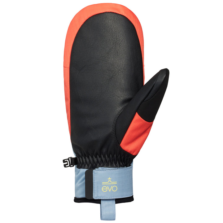 evo Silver Fir Mittens Coral/Denim