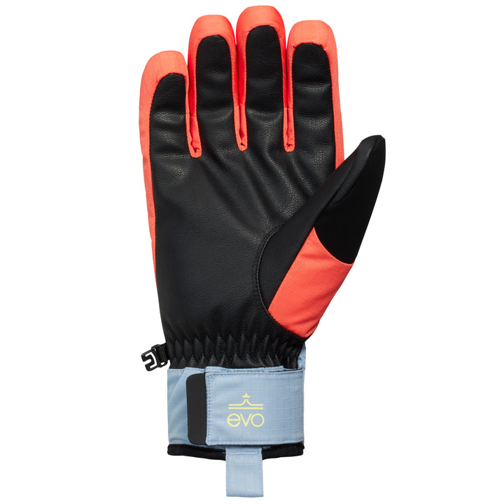 evo Silver Fir Gloves Coral/Denim