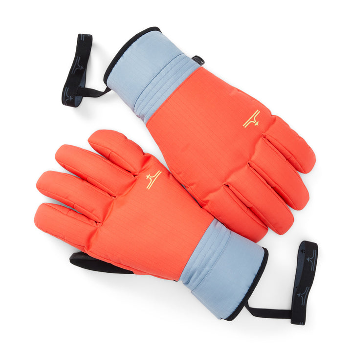 evo Silver Fir Gloves Coral/Denim