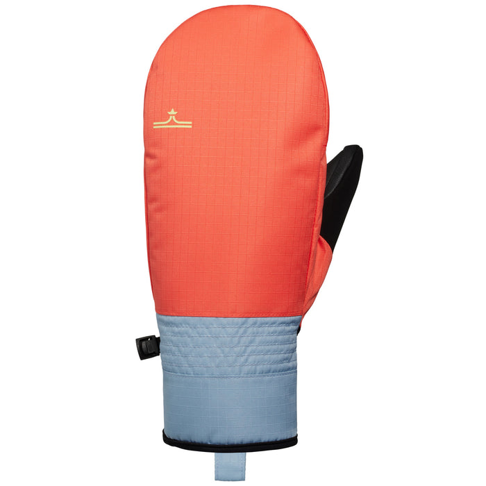 evo Silver Fir Mittens Coral/Denim