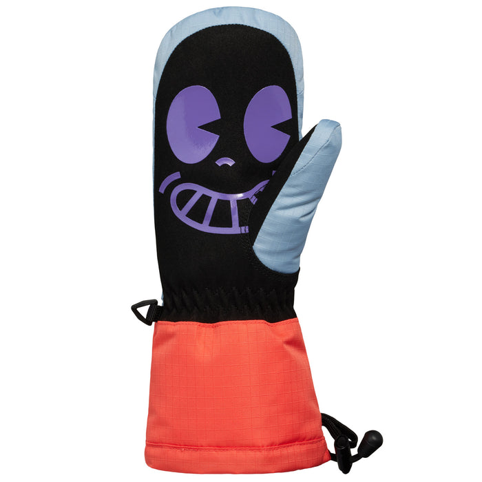 evo Sessel Mittens - Kids' Coral/Denim