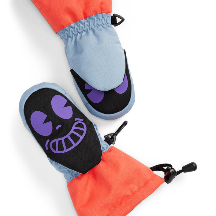 evo Sunrise Mittens - Toddlers' Coral/Denim