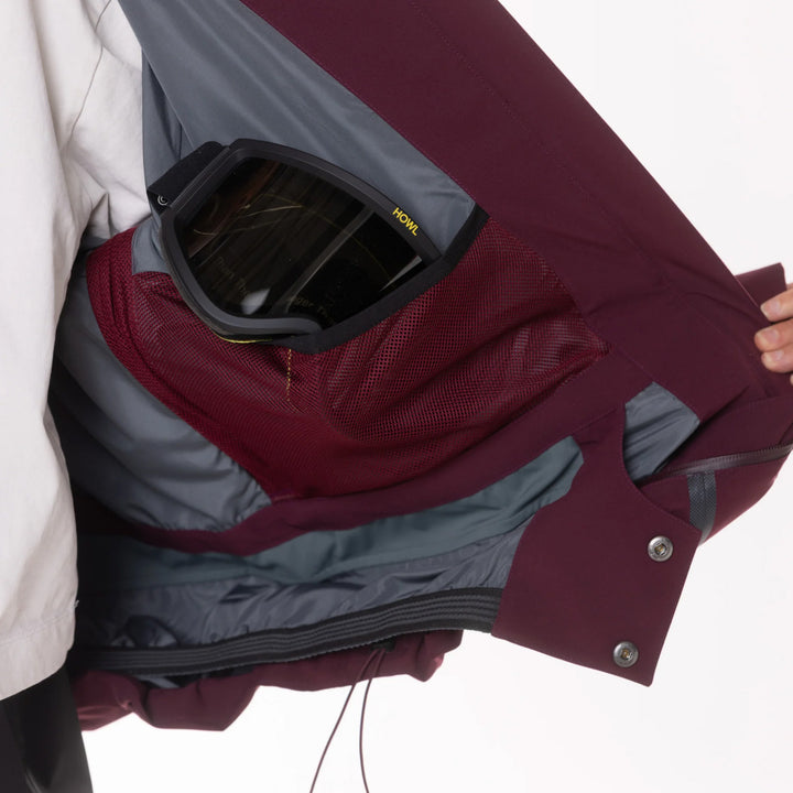 Howl Taped Jacket - Men's Burgandy