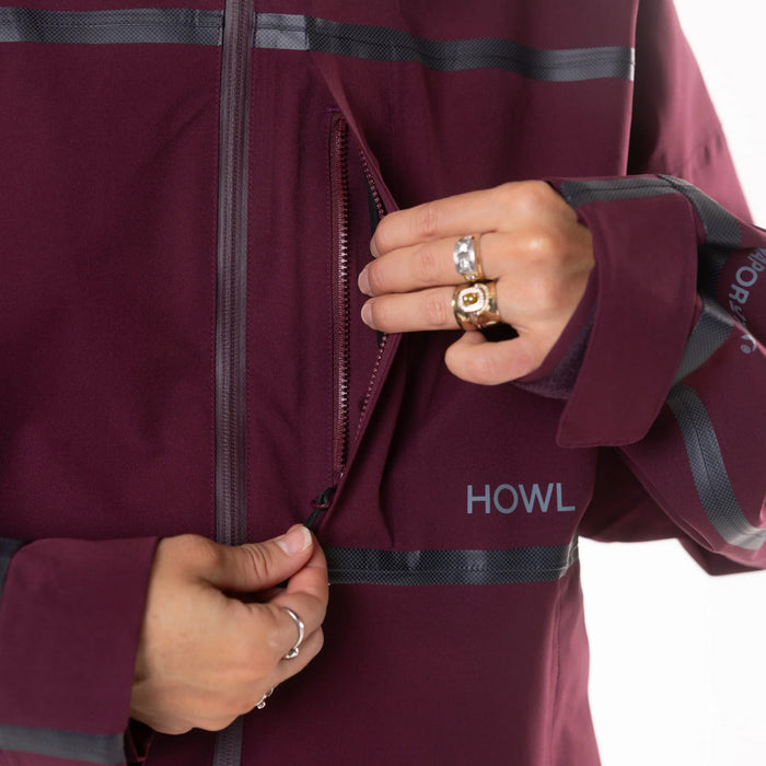Howl Taped Jacket - Men's Burgandy