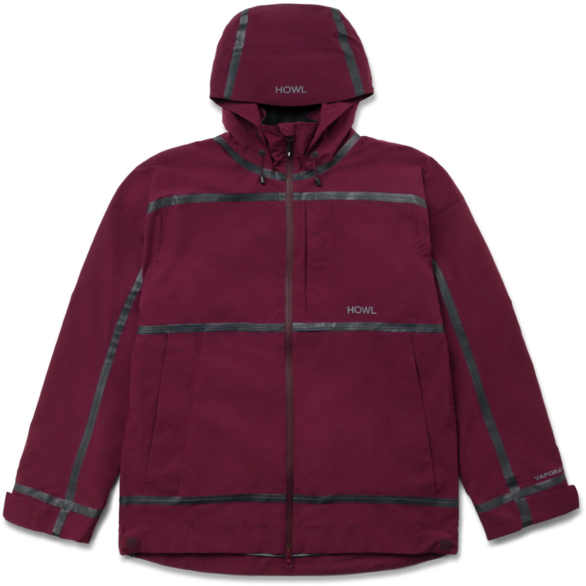 Howl Taped Jacket - Men's Burgandy