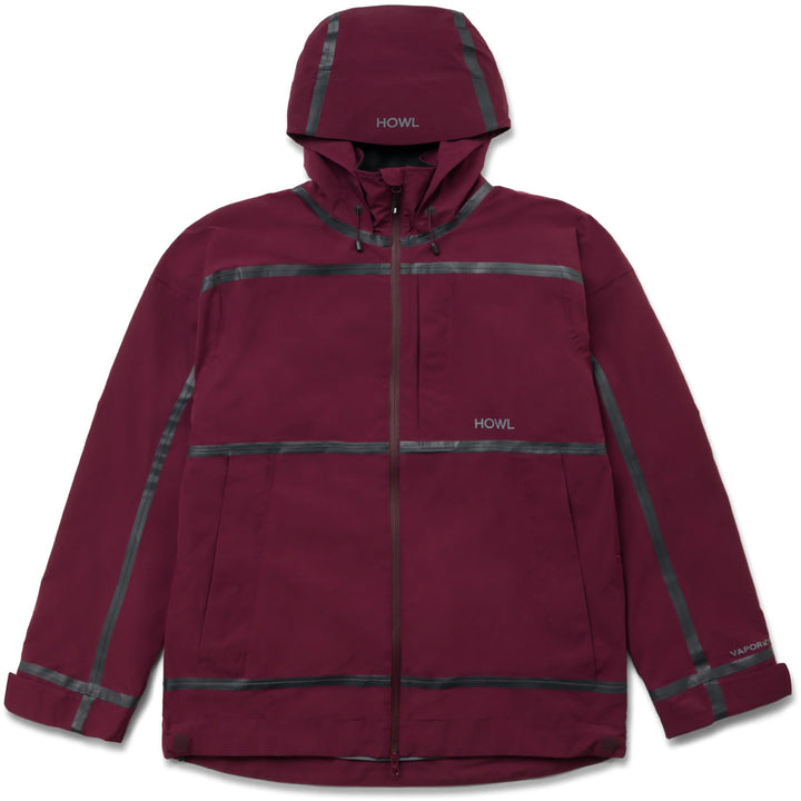 Howl Taped Jacket - Men's Burgandy