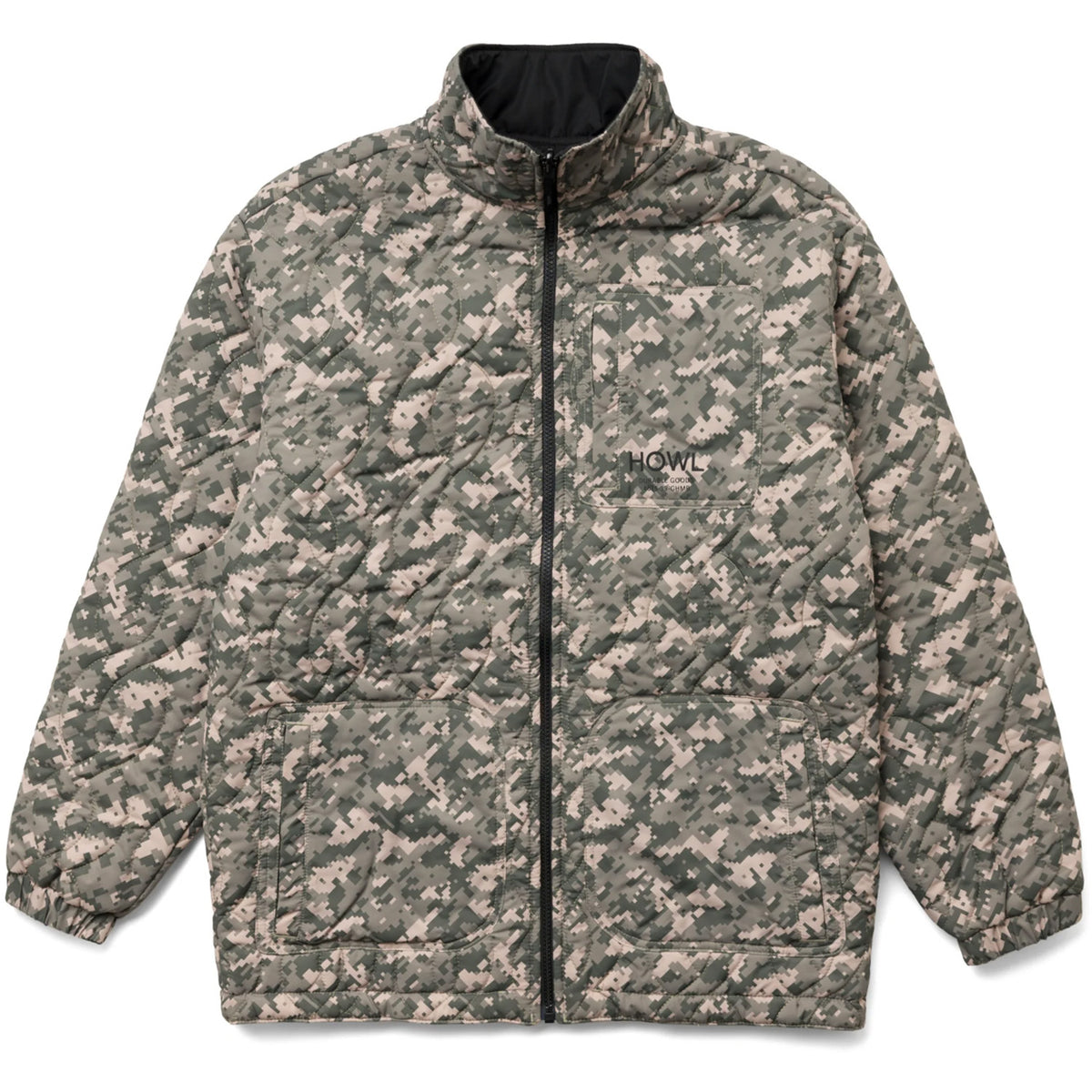 Howl Reversible Jacket - Unisex Black/Camo