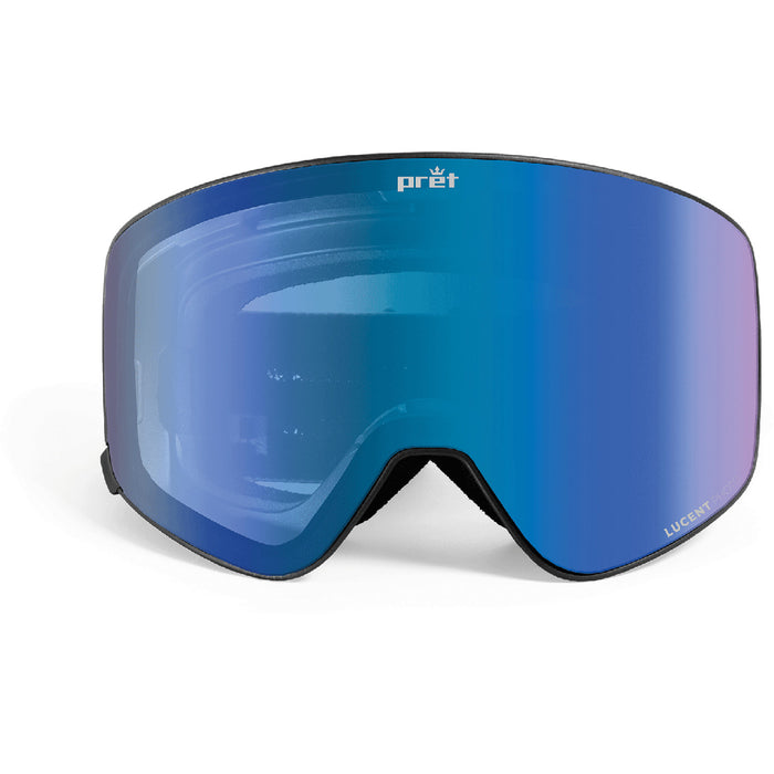 Pret Effect Goggles Black Pin Stripe/Lucent Photochromic Blue + Lucent Storm