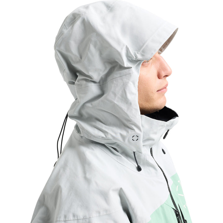 Burton AK Swash GORE-TEX 2L Jacket - Men's Gray Cloud/Soft Sage/True Black