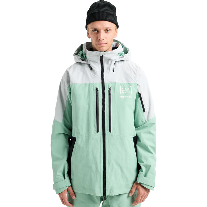 Burton AK Swash GORE-TEX 2L Jacket - Men's Gray Cloud/Soft Sage/True Black