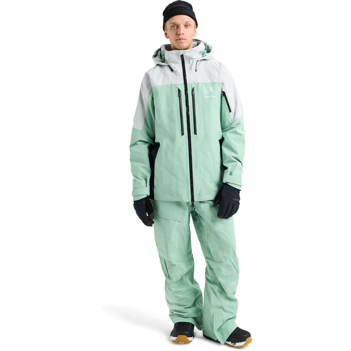 Burton AK Swash GORE-TEX 2L Jacket - Men's Gray Cloud/Soft Sage/True Black