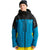 Burton AK Swash GORE-TEX 2L Jacket - Men's True Black/Blue Teal/Atomic Yellow