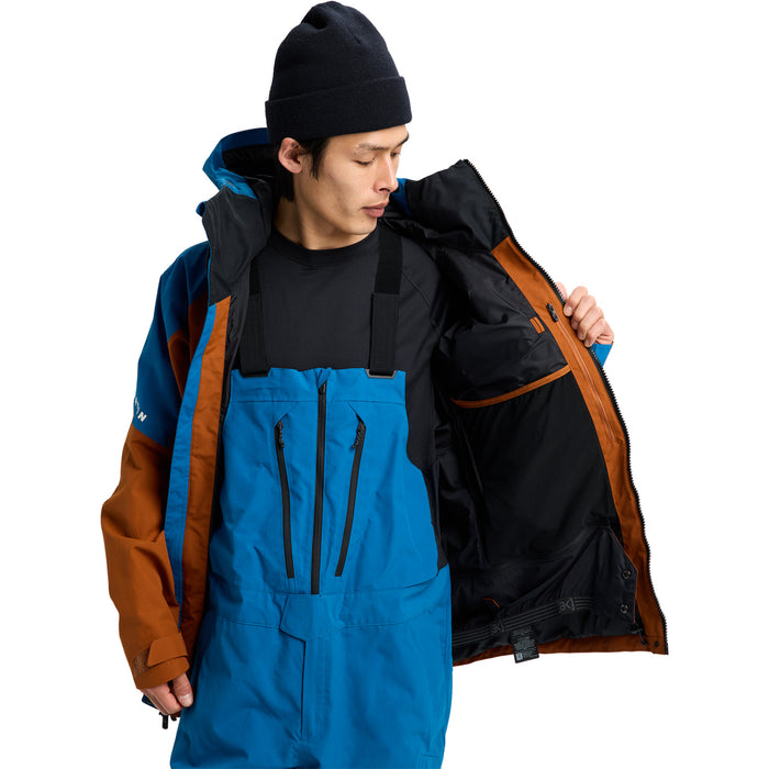 Burton AK Cyclic GORE-TEX 2L Jacket - Men's Chestnut Brown/Blue Teal
