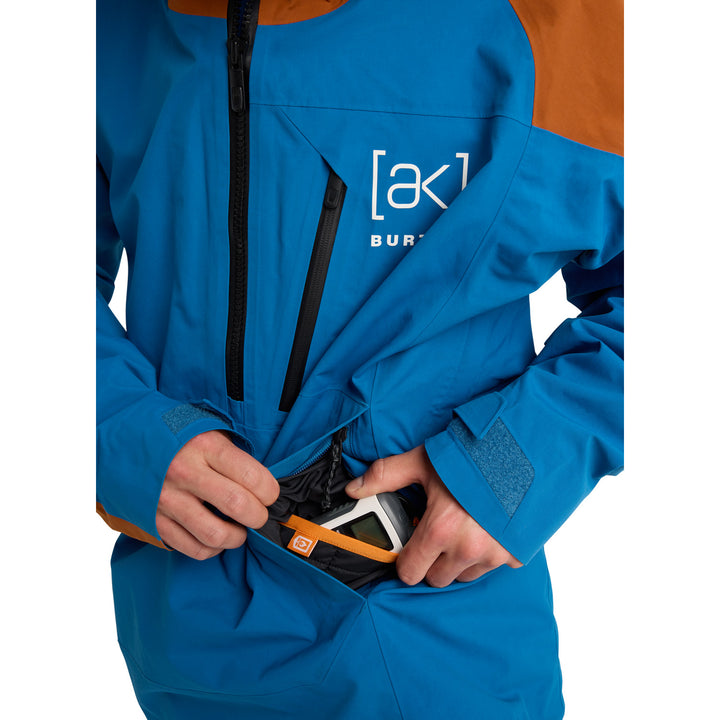 Burton AK Velocity GORE-TEX 2L Anorak - Men's Blue Teal/Chestnut Brown