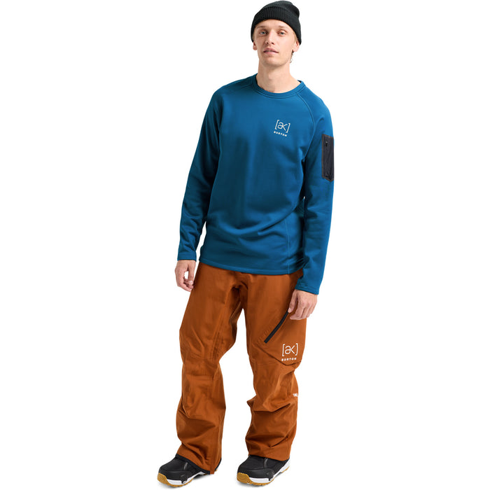 Burton AK Baker Stretch Fleece Crew - Men's Blue Teal
