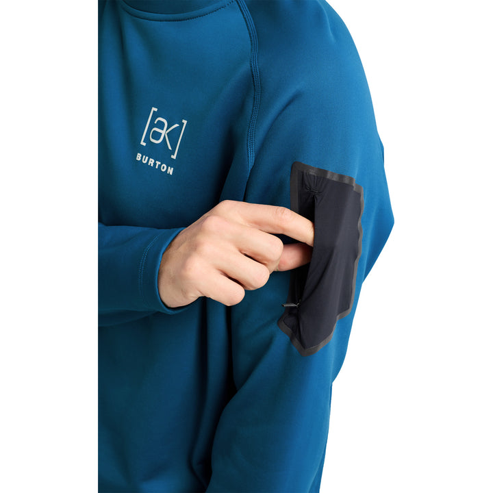 Burton AK Baker Stretch Fleece Crew - Men's Blue Teal