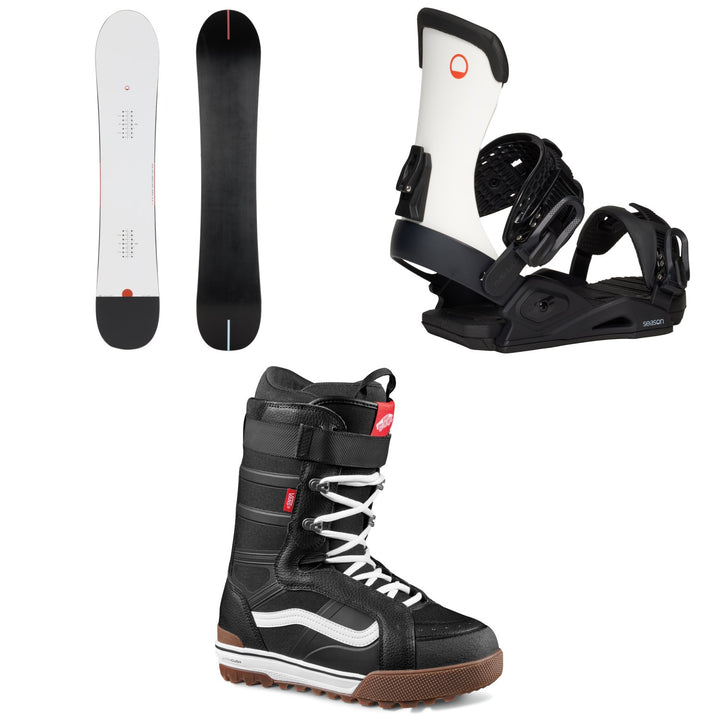 Season Lolo Snowboard + Meld Snowboard Bindings + Vans Hi-Standard Pro Snowboard Boots 2026