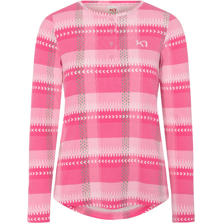 Kari Traa Kari PJ Long Sleeve Top - Women's Shocking Pink