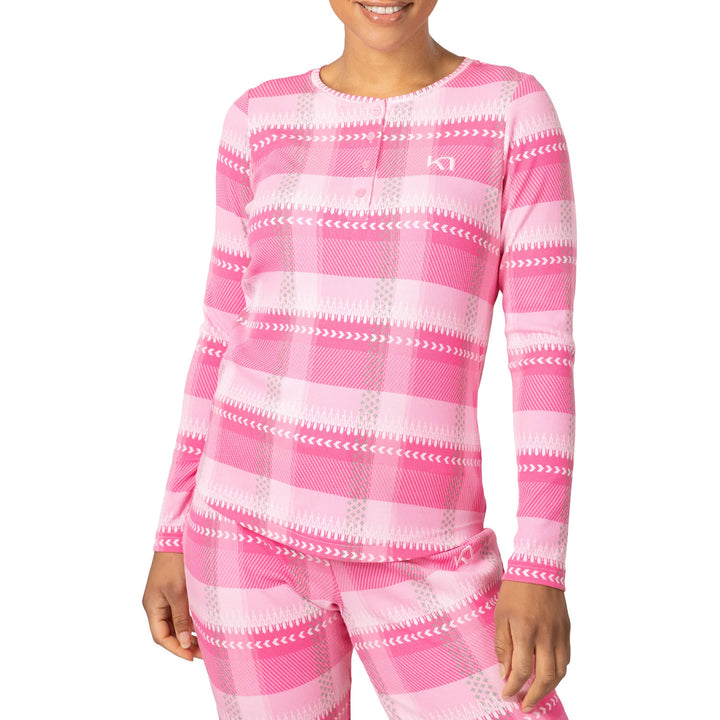 Kari Traa Kari PJ Long Sleeve Top - Women's Shocking Pink