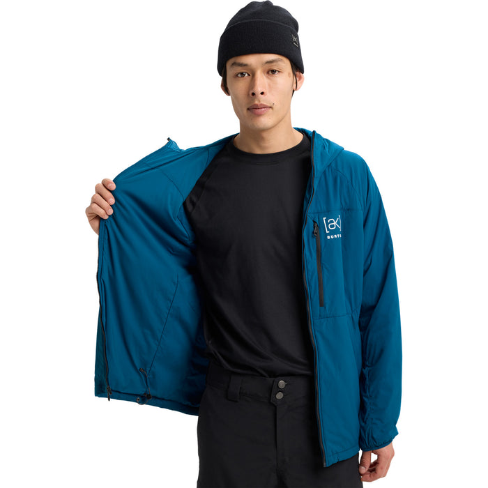 Burton AK Helium Stretch Hooded Jacket - Men's Blue Teal