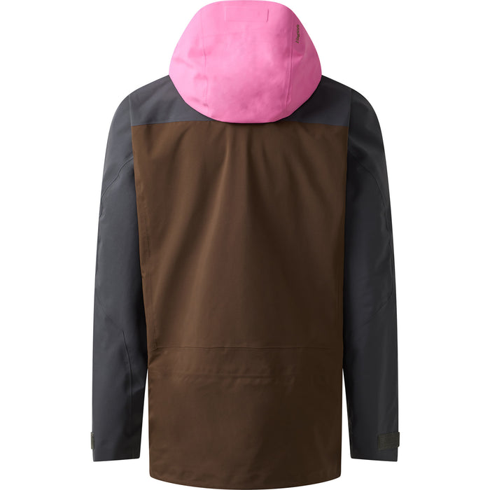 Haglöfs Vassi GORE-TEX Pro II Jacket - Men's Lantana Pink/Woodland Brown