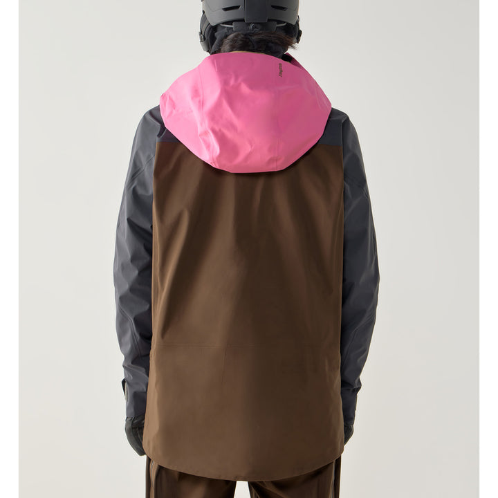 Haglöfs Vassi GORE-TEX Pro II Jacket - Men's Lantana Pink/Woodland Brown