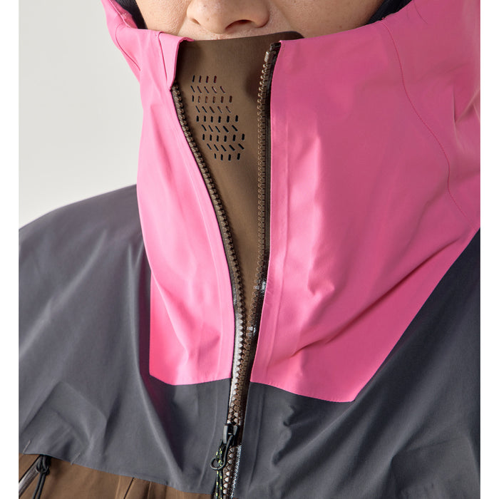 Haglöfs Vassi GORE-TEX Pro II Jacket - Men's Lantana Pink/Woodland Brown