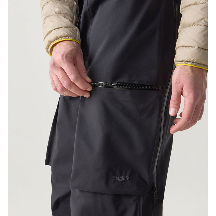 Haglöfs Vassi GORE-TEX Pro II Bibs - Men's True Black