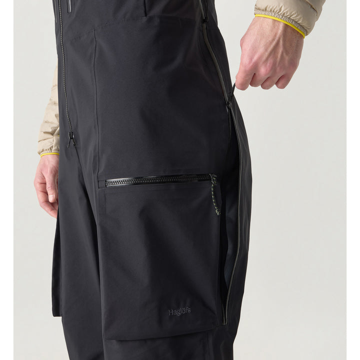 Haglöfs Vassi GORE-TEX Pro II Bibs - Men's True Black