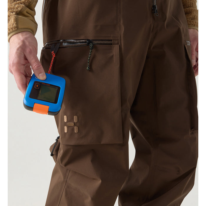 Haglöfs Vassi GORE-TEX Pro II Bibs - Men's Woodland Brown