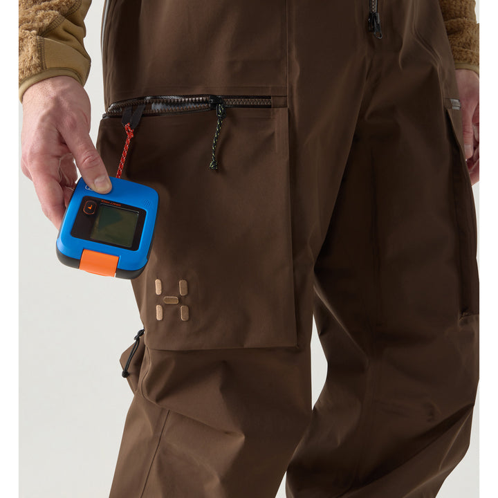 Haglöfs Vassi GORE-TEX Pro II Bibs - Men's Woodland Brown