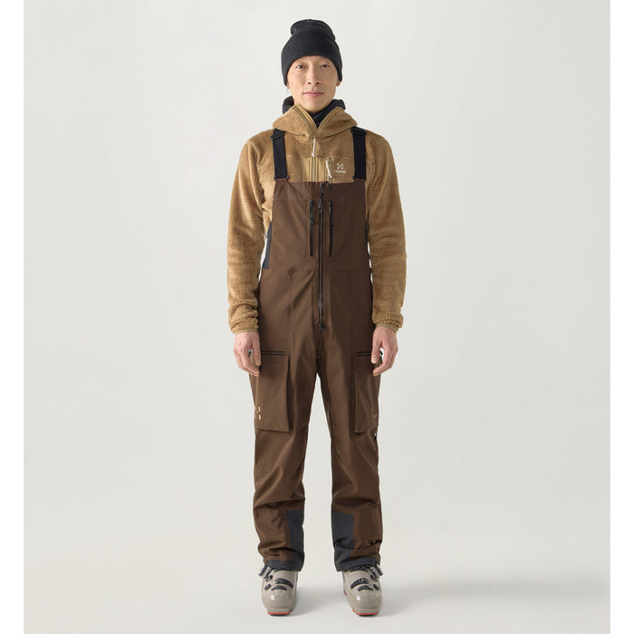 Haglöfs Vassi GORE-TEX Pro II Bibs - Men's Woodland Brown