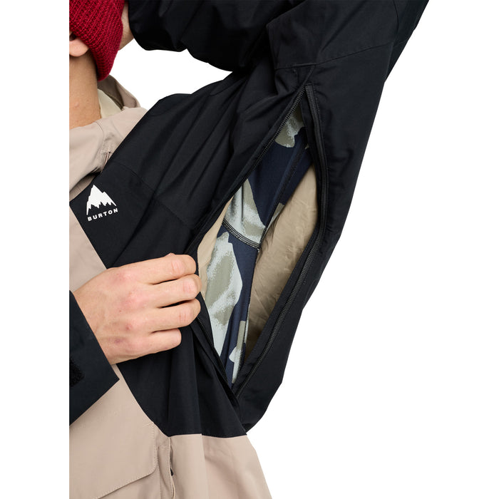 Burton Reserve 2L Relaxed Anorak - Men's Summit Taupe/True Black