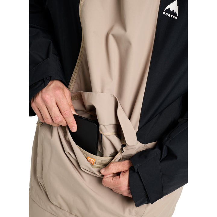 Burton Reserve 2L Relaxed Anorak - Men's Summit Taupe/True Black