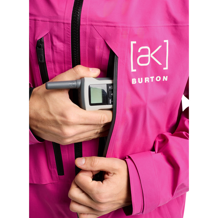 Burton [ak] GORE-TEX C-Knit 3L Stretch Hover Jacket - Men's Very Berry
