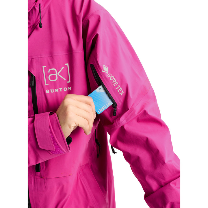 Burton [ak] GORE-TEX C-Knit 3L Stretch Hover Jacket - Men's Very Berry