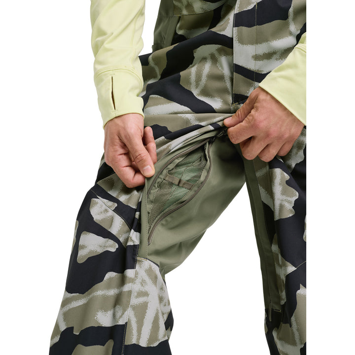 Burton Reserve 2L Stretch Pants - Men's Graffiti Camo/Forest Moss