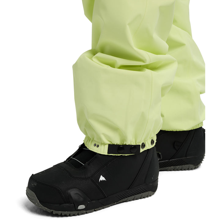 Burton Reserve 2L Relaxed Bibs - Men's Glow Yellow Green
