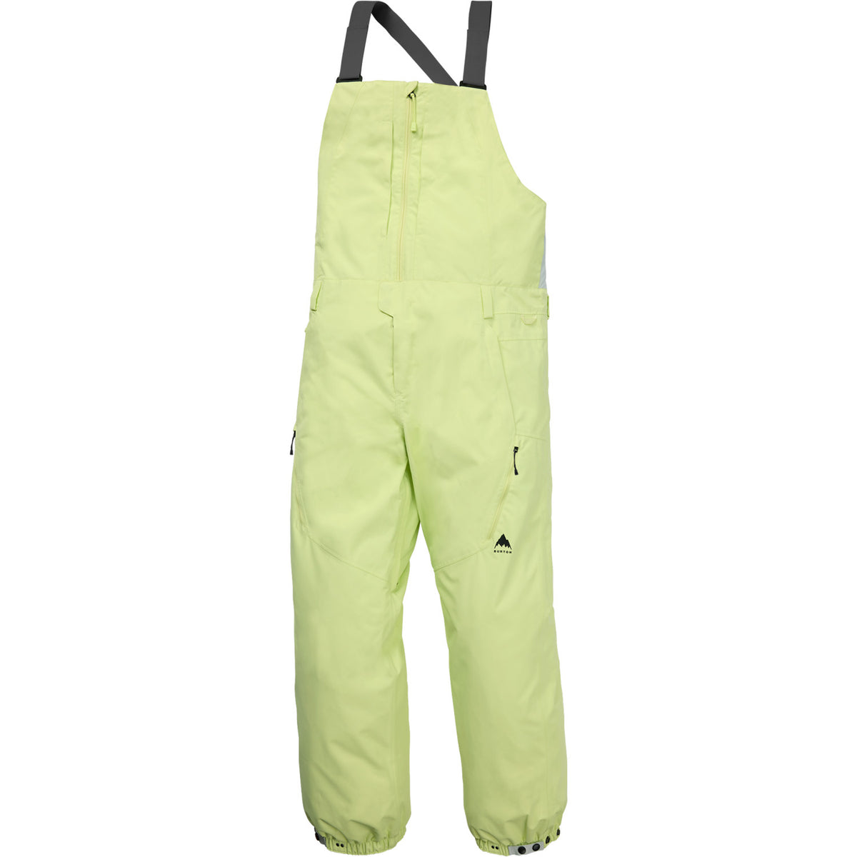 Burton Reserve 2L Relaxed Bibs - Men's Glow Yellow Green