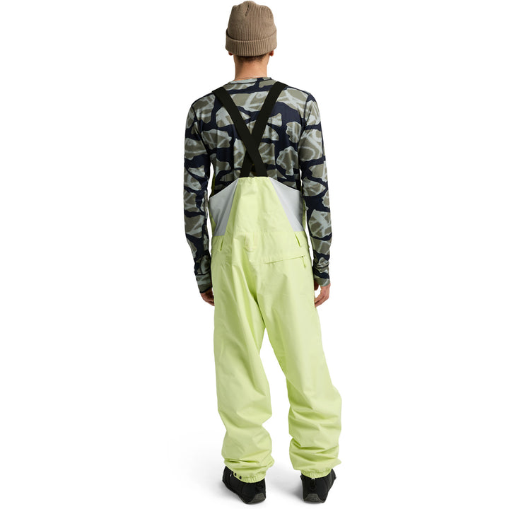 Burton Reserve 2L Relaxed Bibs - Men's Glow Yellow Green
