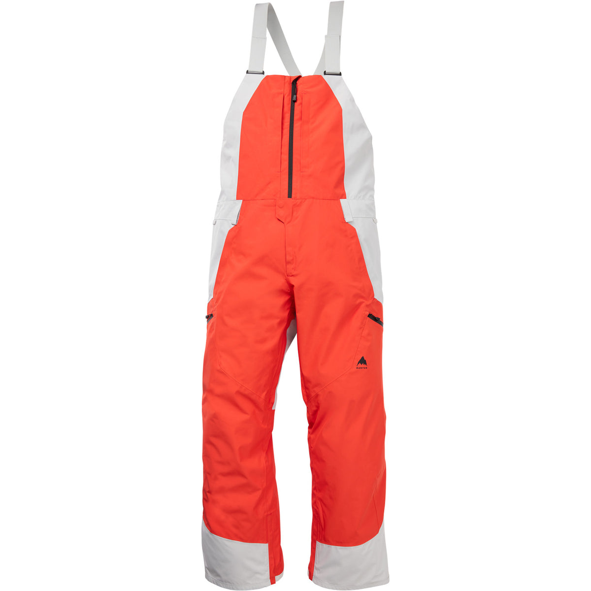 Burton Reserve GORE-TEX 2L Bib Pants - Men's Fiesta Red/Gray Cloud