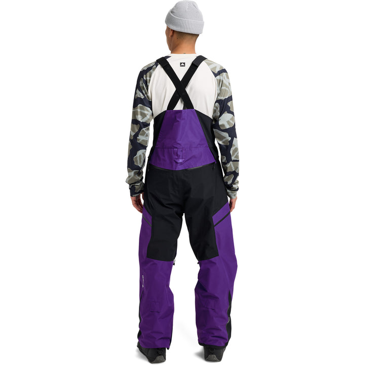 Burton Reserve GORE-TEX 2L Bib Pants - Men's Prism Violet/True Black