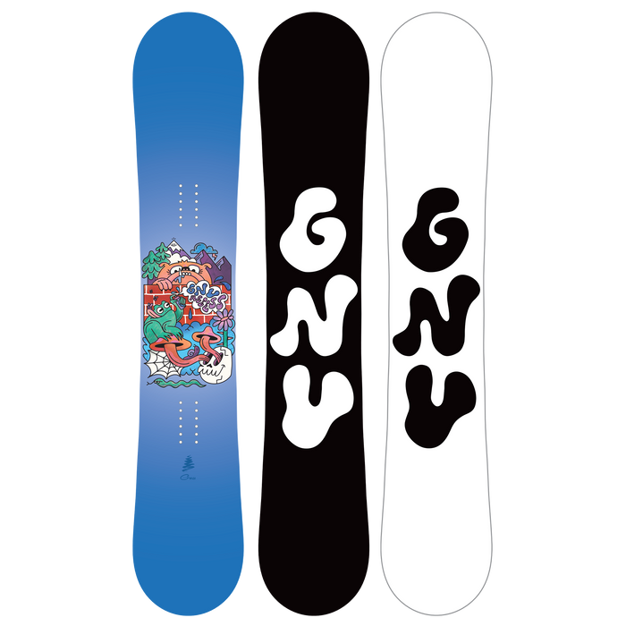 GNU Recess Grom Snowboard Package - Kids'