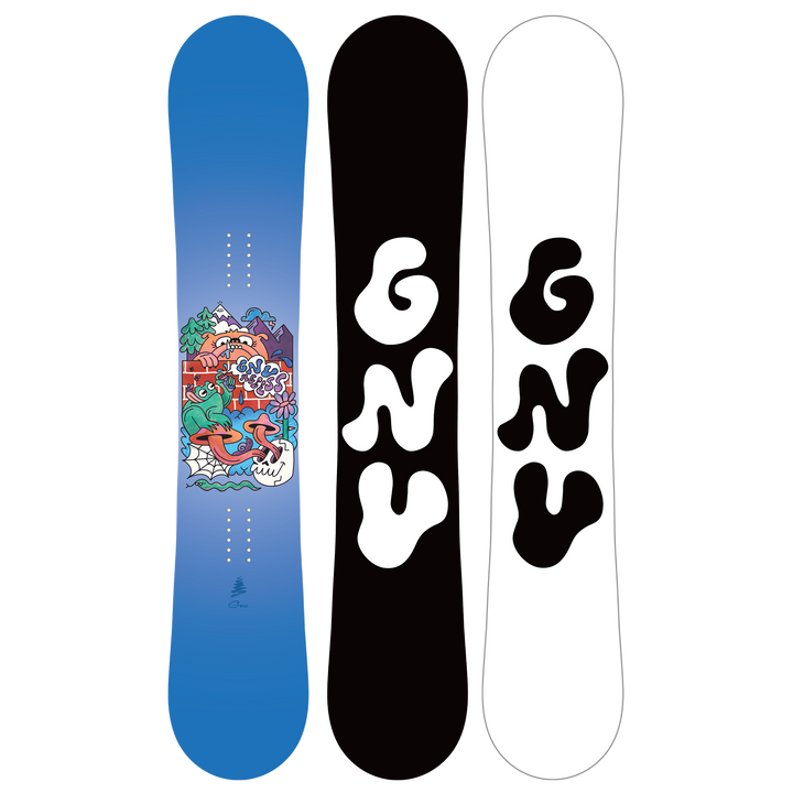 GNU Recess Grom Snowboard Package - Kids'