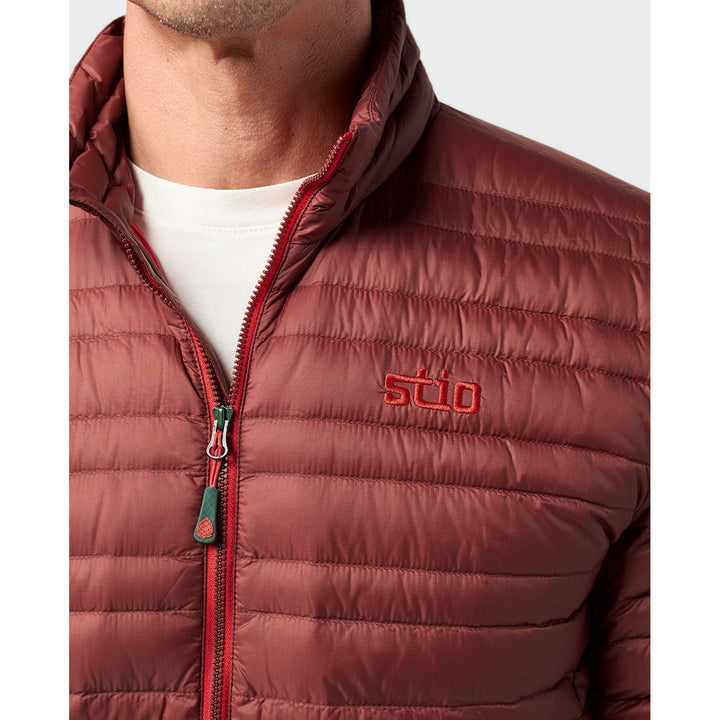 Stio Pinion Down Sweater - Men's Fired Brick