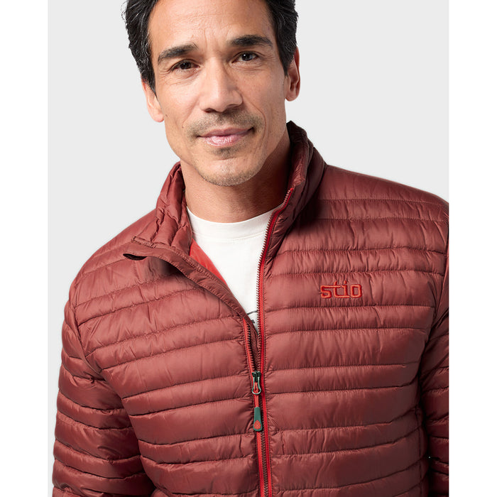 Stio Pinion Down Sweater - Men's Fired Brick
