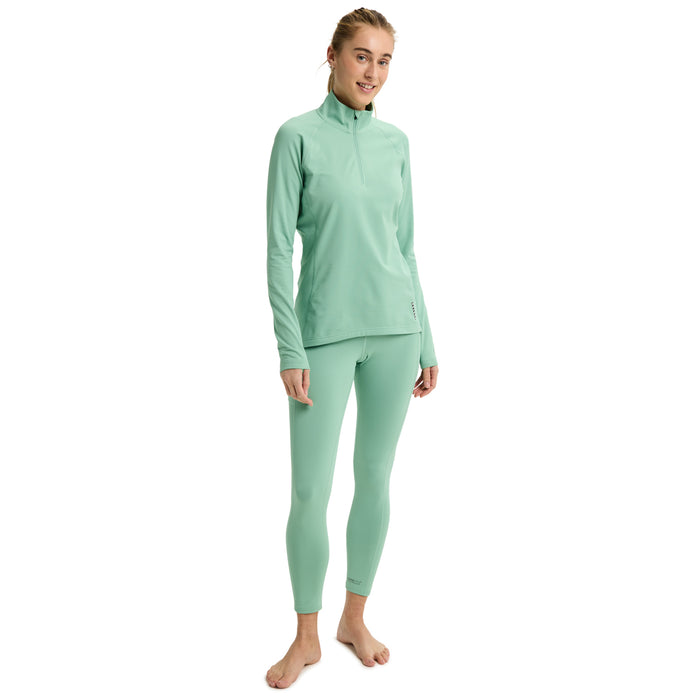 Burton Heavyweight X Quarter-Zip Base Layer Top - Women's Soft Sage